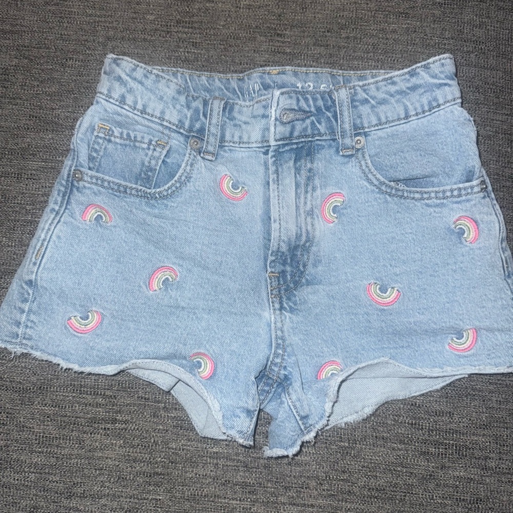 Light Blue Denim Rainbow